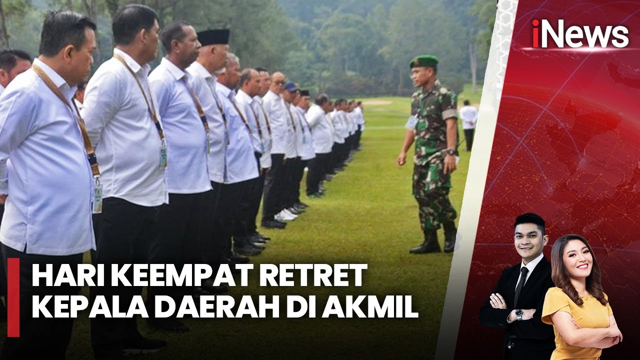 Situasi Hari Keempat Retret Kepala Daerah di Akmil Magelang | iNews Siang | 24/02