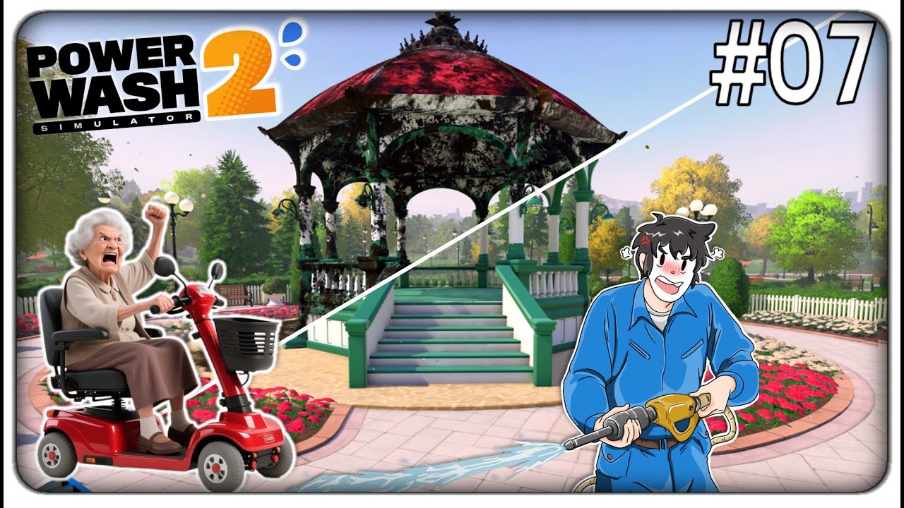 FATE ATTENZIONE ALLE VECCHIETTE IMPAZZITE CHE VI METTONO SOTTO | Powerwash Simulator 2 ep.07