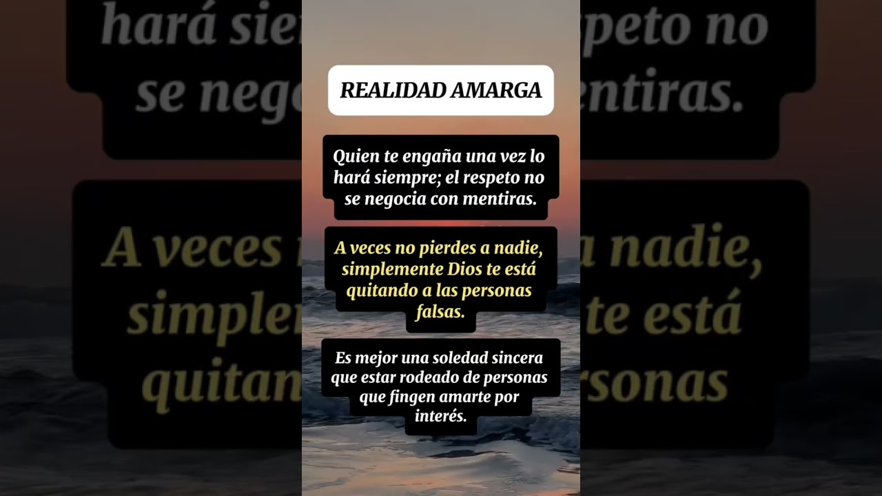 Realidad Amarga sobre el Engaño y la Falsedad 