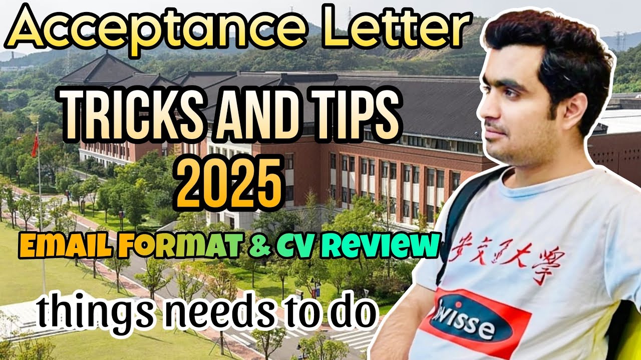 How to get Acceptance Letter From Chinese Professors 2025 - Tips and Tricks  | CSC Scholarship