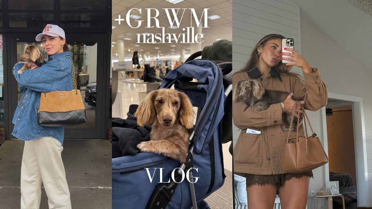 GRWM for our Nashville trip, drama, + running my business 🥐✨🍒