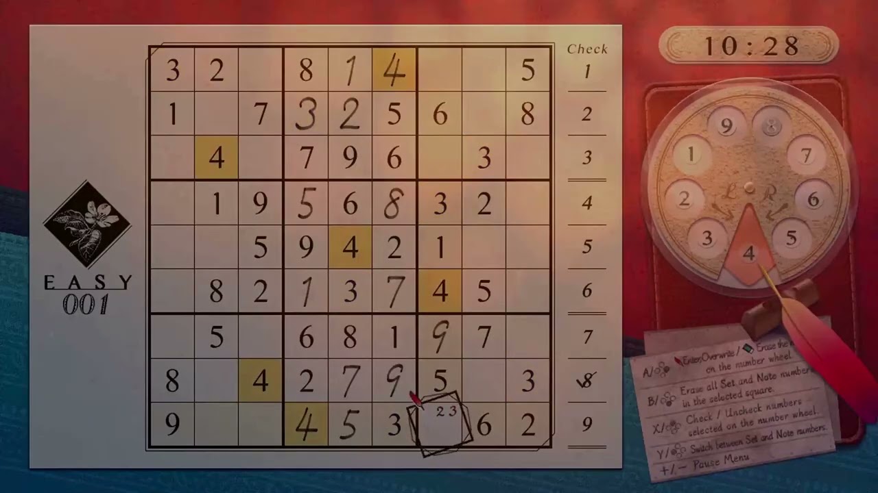 ASMR Gaming Sudoku w/ Rain Sounds