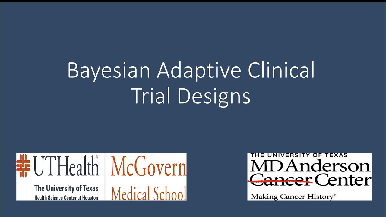 Charles Green:  Bayesian Adaptive Trial Designs