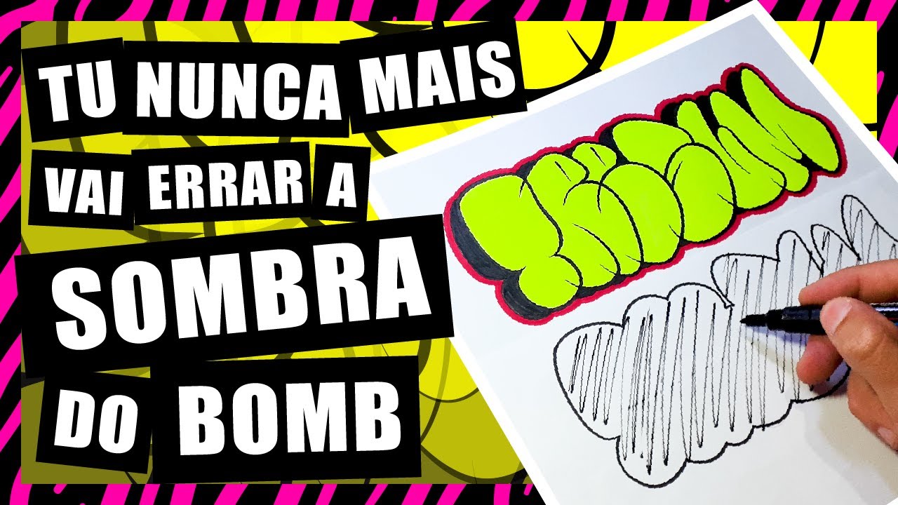 💣 COMO FAZER SOMBRA NO BOMB - Letra de Graffiti 💥