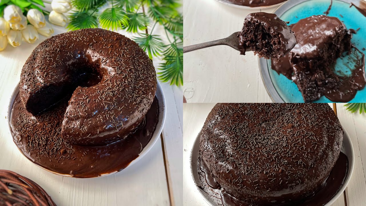 كيكة بركانية غرقانة صوص شوكلاته بطريقة بسيطة | لاتفوتكم 🍫