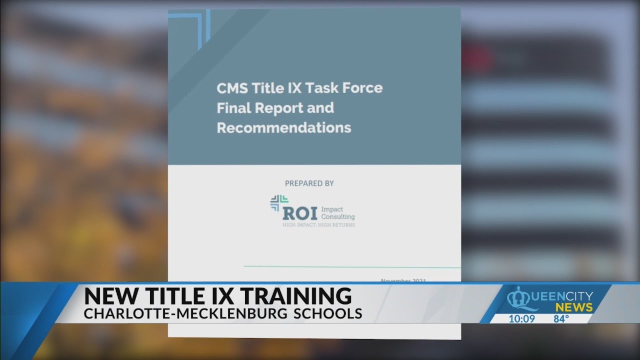 CMS high schoolers to get additional Title IX training