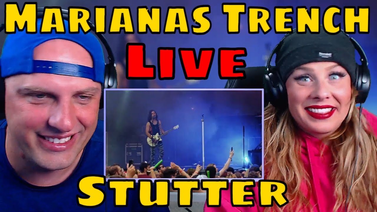 REACTION TO Marianas Trench - Stutter (Live at Rock the Park) The Wolf HunterZ Reactions