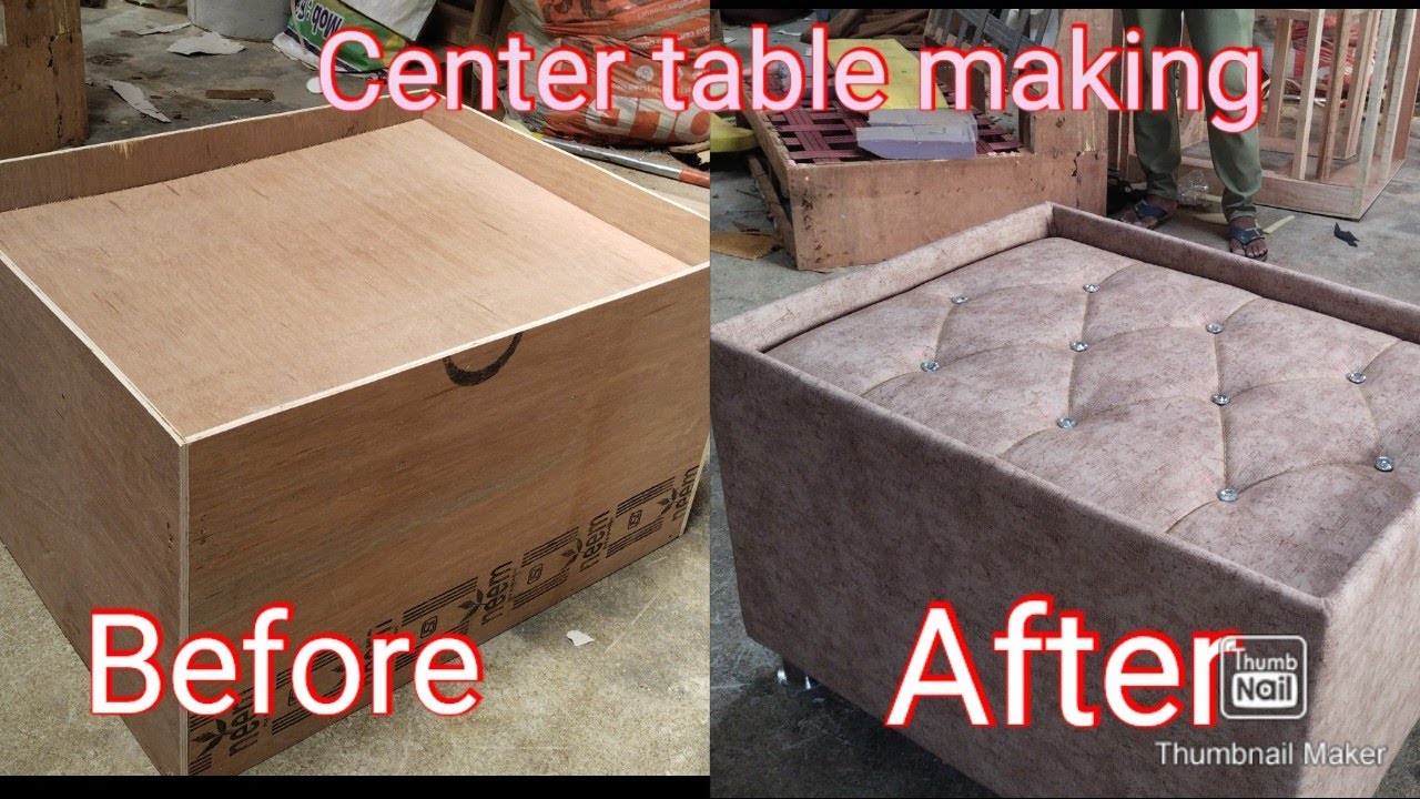 DIY Center table making tutorial (Tea Pie)How to make center table