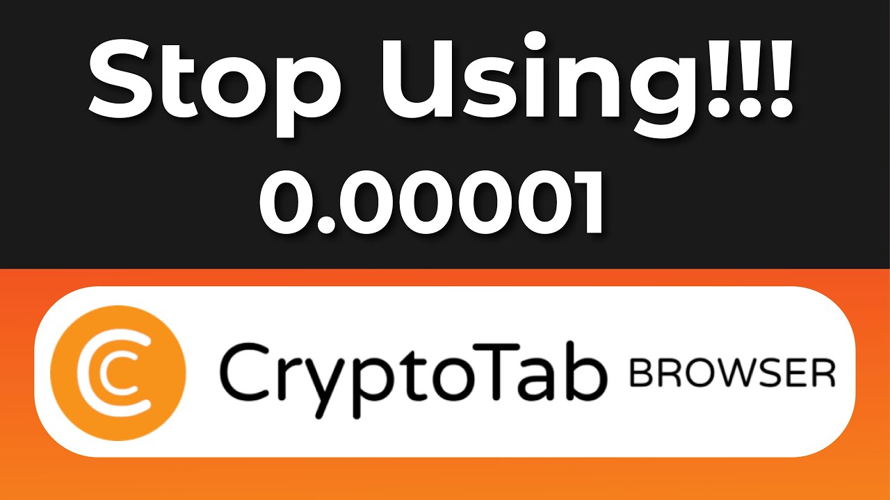 Cryptotab Browser Pro Mining Review | Stop Using 0.00001