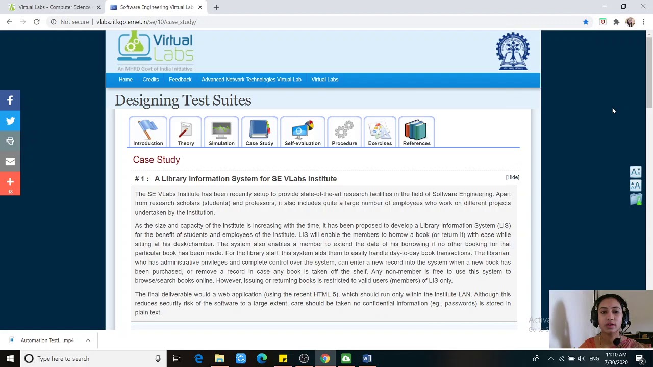 Case study - Software Testing