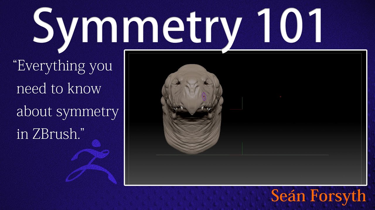 Symmetry in ZBrush - how to use it even when your model is off centre