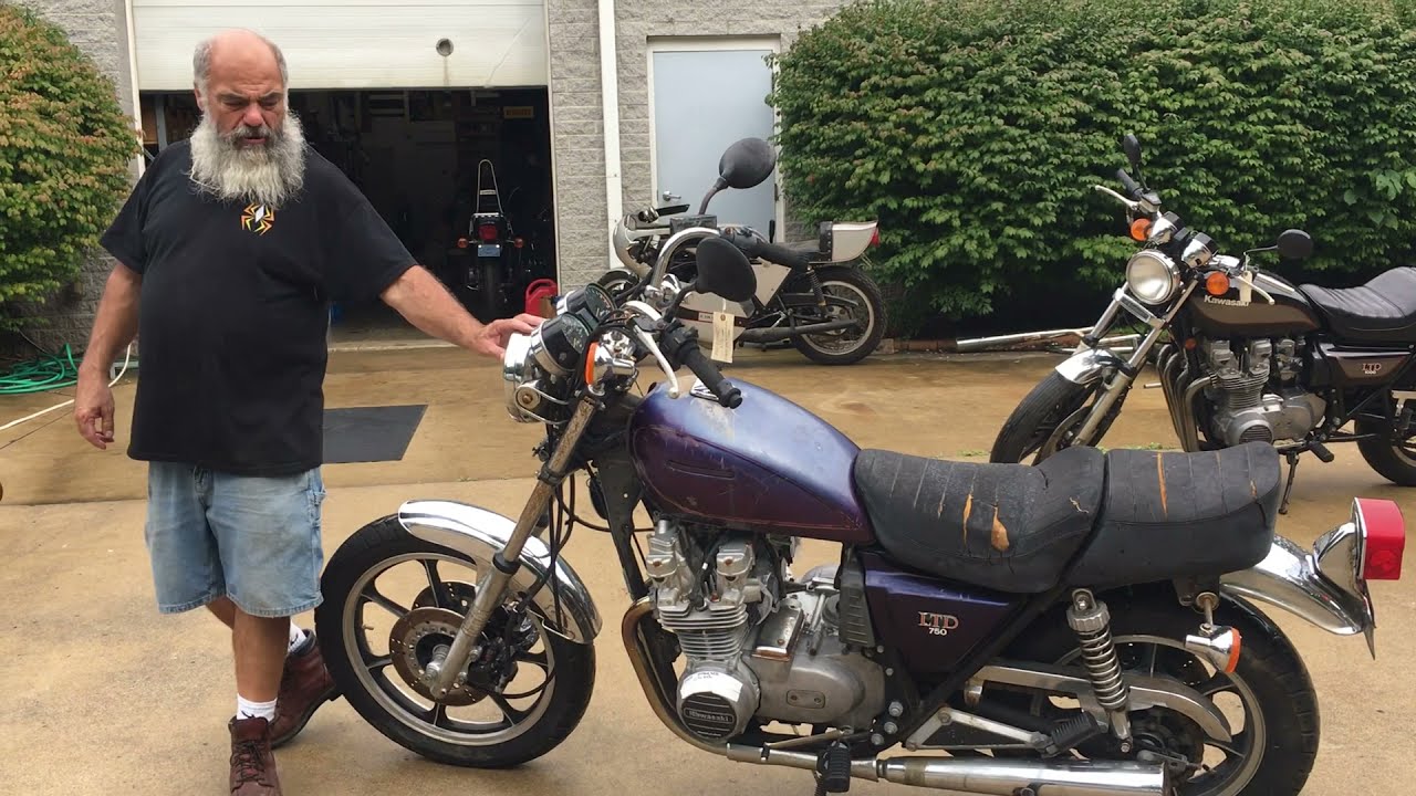 1981 Kawasaki KZ750 LTD parts bike