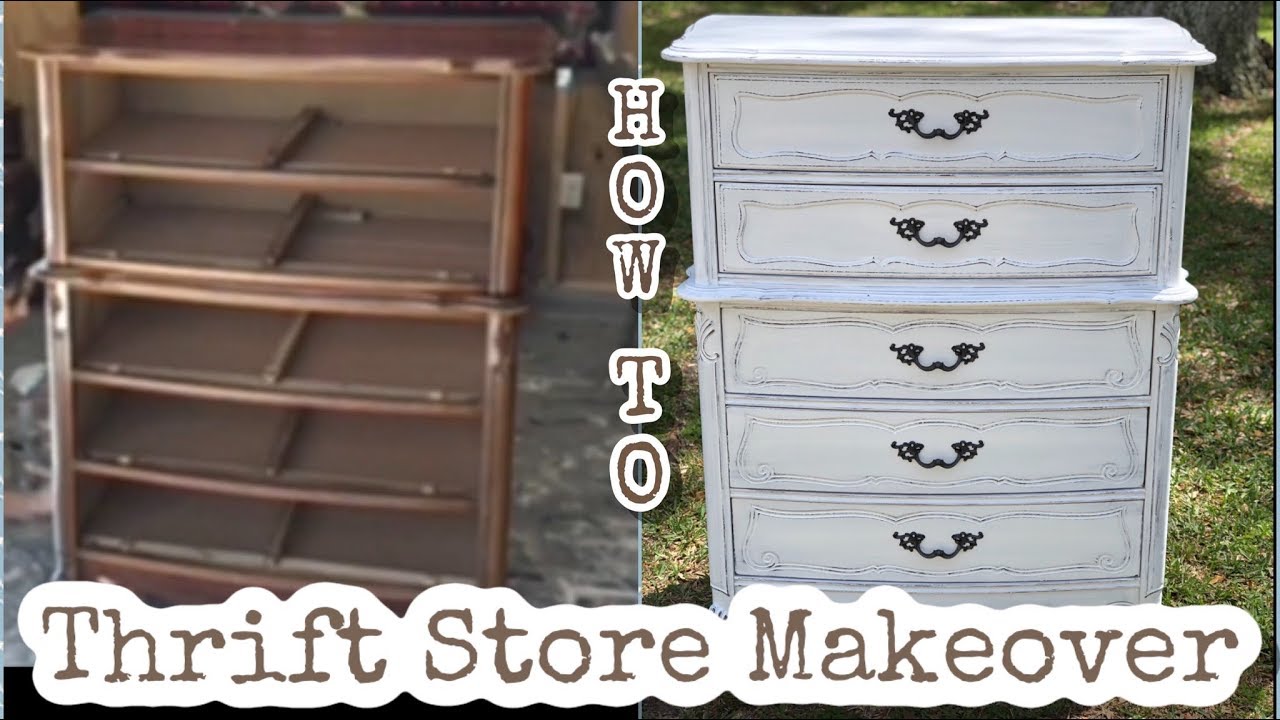 How to chalk paint/shabby chic for beginners - tutorial ( Annie Sloan )