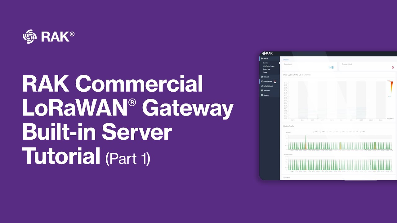 RAK Commercial LoRaWAN&reg; Gateway Built-in Server Tutorial (Part 1)
