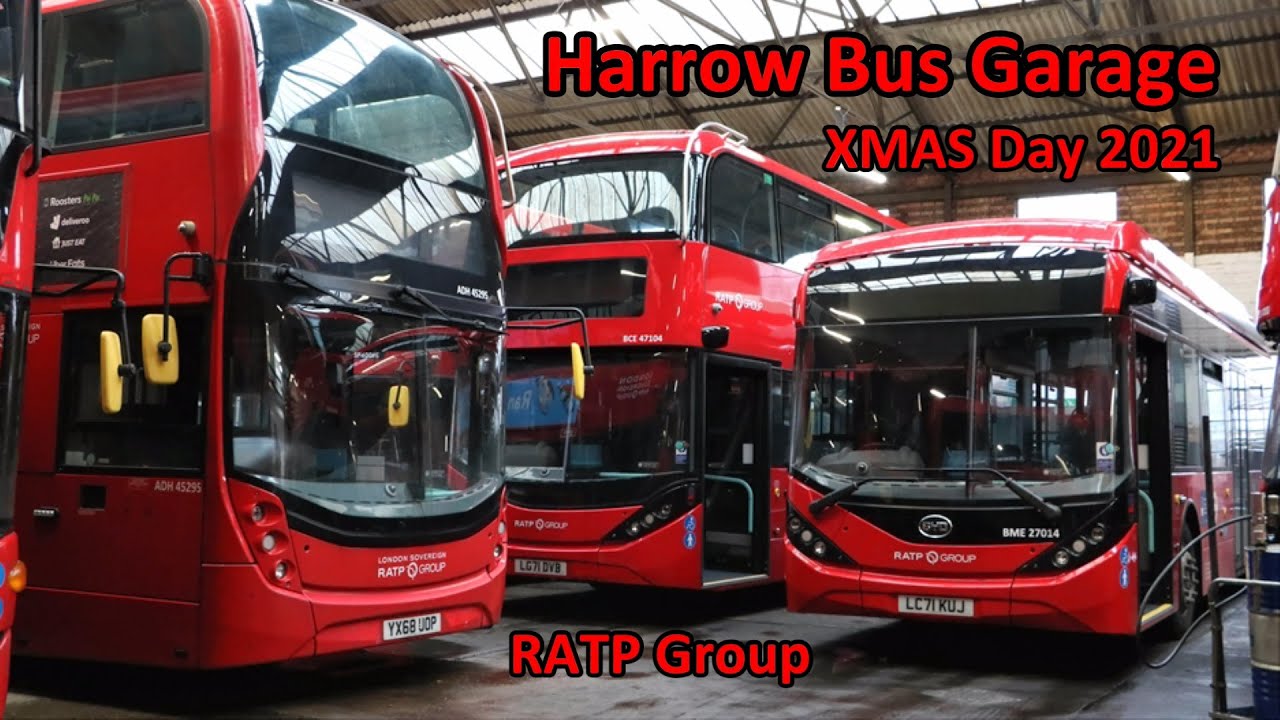 Harrow Bus Garage Tour (2021)🚌– London Sovereign – Christmas Day