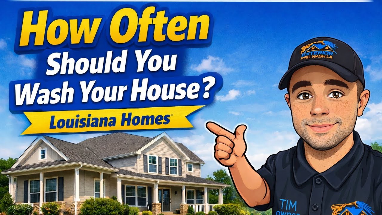 How Often Should You Soft Wash Your Home in Louisiana?