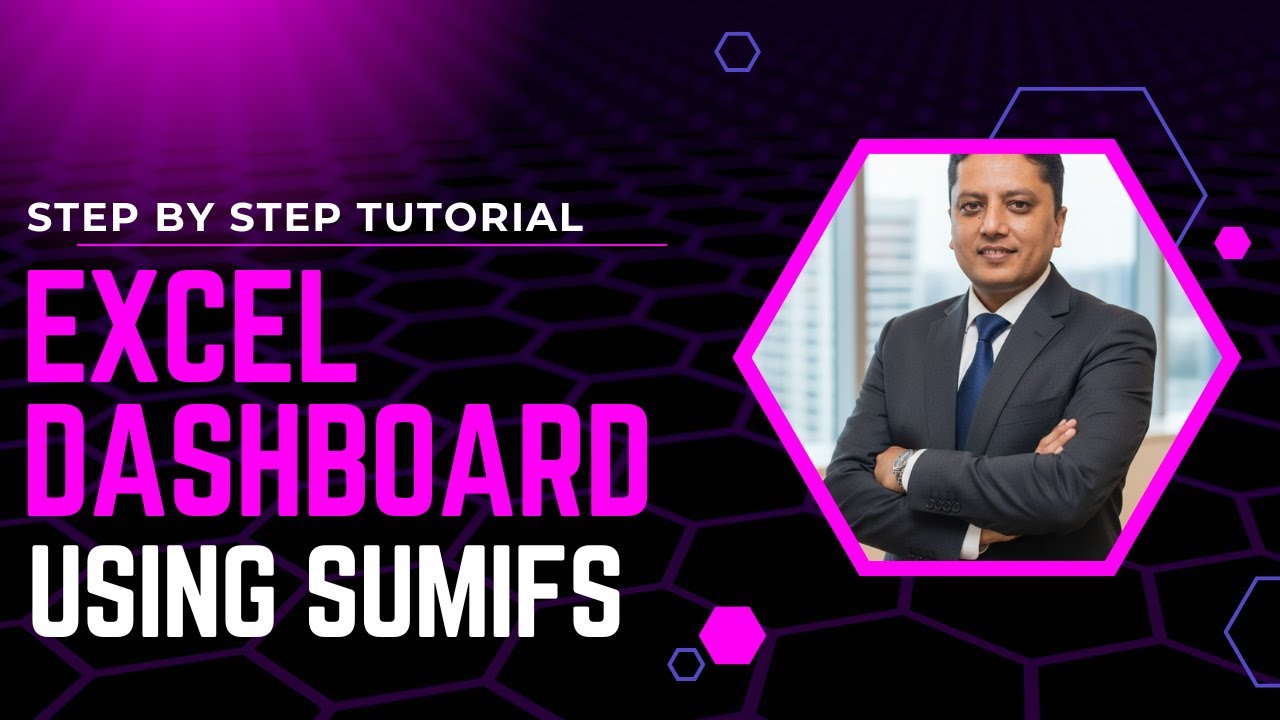 Excel Dashboard Using SUMIFS | Step-by-Step Tutorial (No Pivot Table).