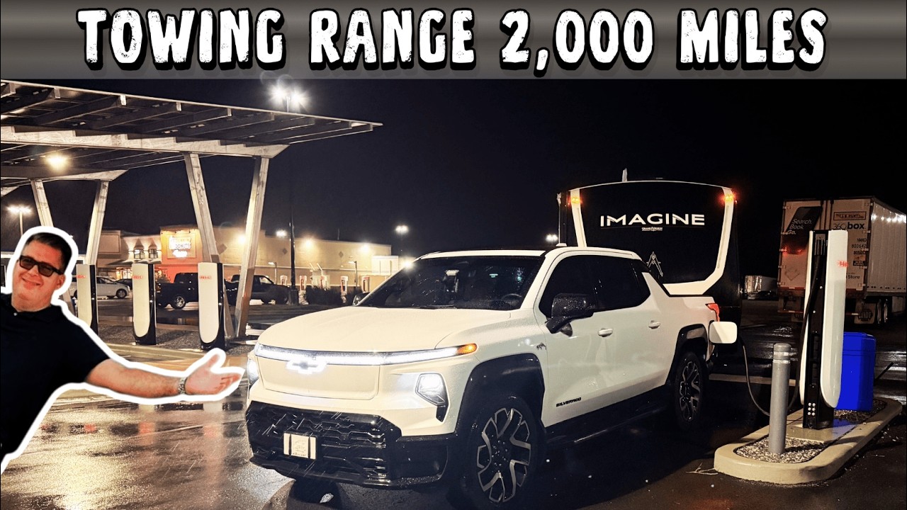 EPIC EV Towing Road Trip: Chevy Silverado EV Tows 8,000 lb Trailer 2,000 Miles!