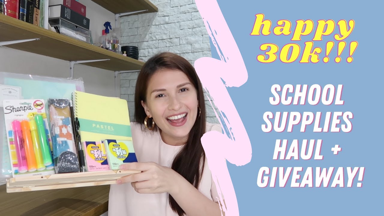 back to school haul! | happy 30k!!!