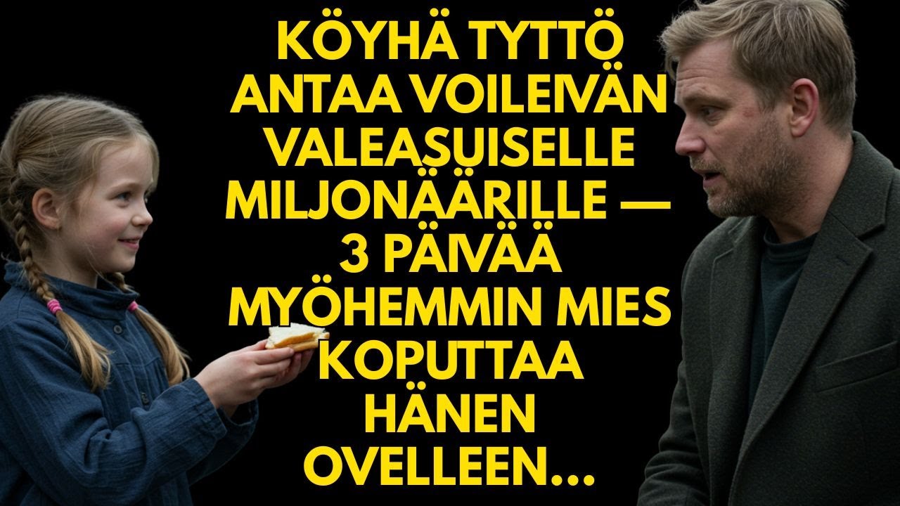 Köyhä tyttö auttoi nälkäistä muukalaista — 3 päivää myöhemmin MILJONÄÄRI koputti hänen ovelleen…