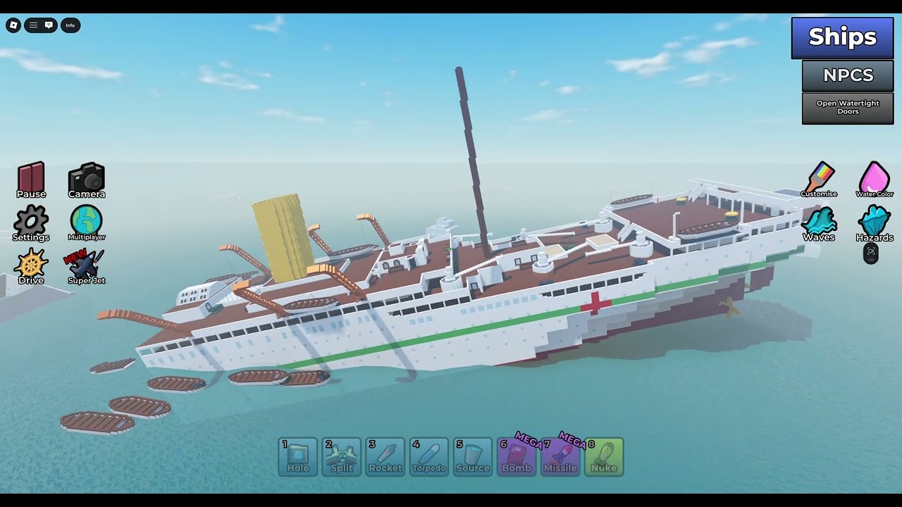 The sinking of the britannic