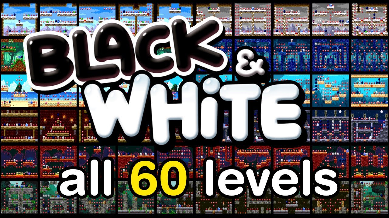 Black & White (ZX Next) Full Walkthrough (all 60 levels)