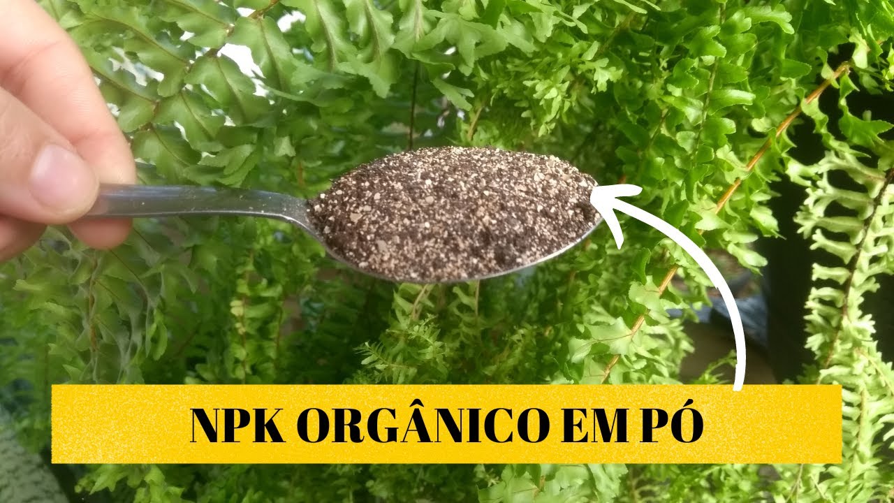 COMO FAZER NPK  ORGÂNICO EM PÓ COM APENAS 3 INGREDIENTES