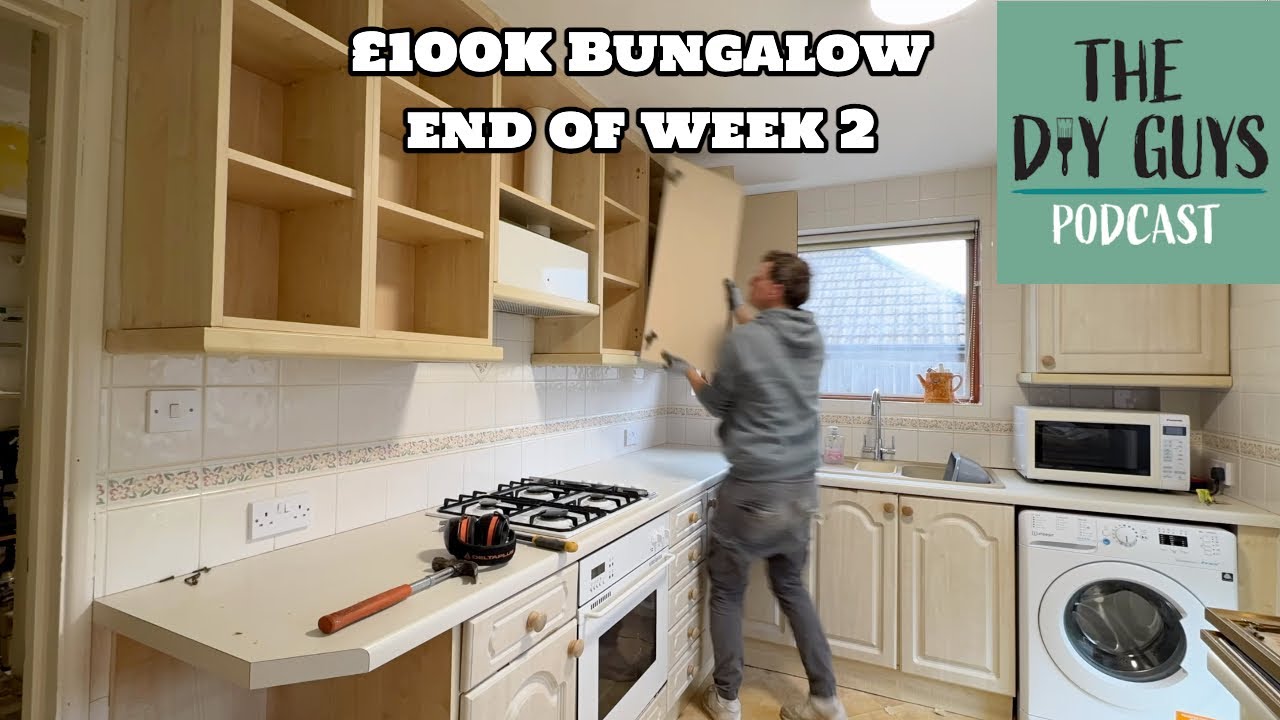 The DIY Guys Podcast | £100k Bungalow Renovation - Week 2 | S1 E4 |