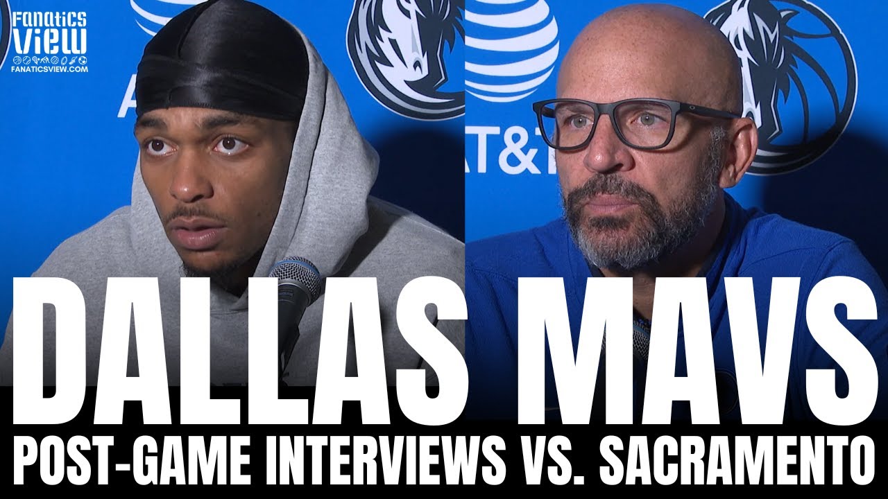 PJ Washington & Jason Kidd Discuss Dallas Mavs Falling Under Radar, Recap Win vs. Sacramento Kings