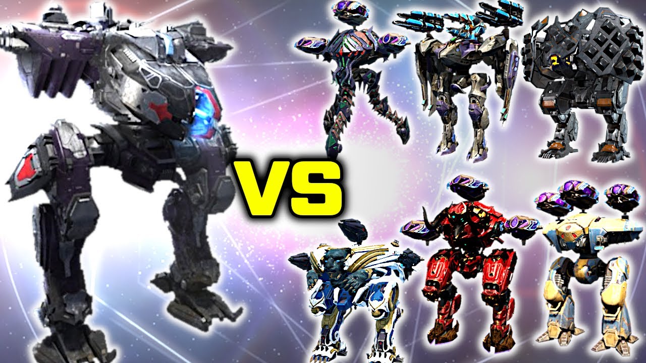 NEWTON VS ALL The TITANS!! - NEW Test Server Comparison | War Robots WR Clash Of Titans