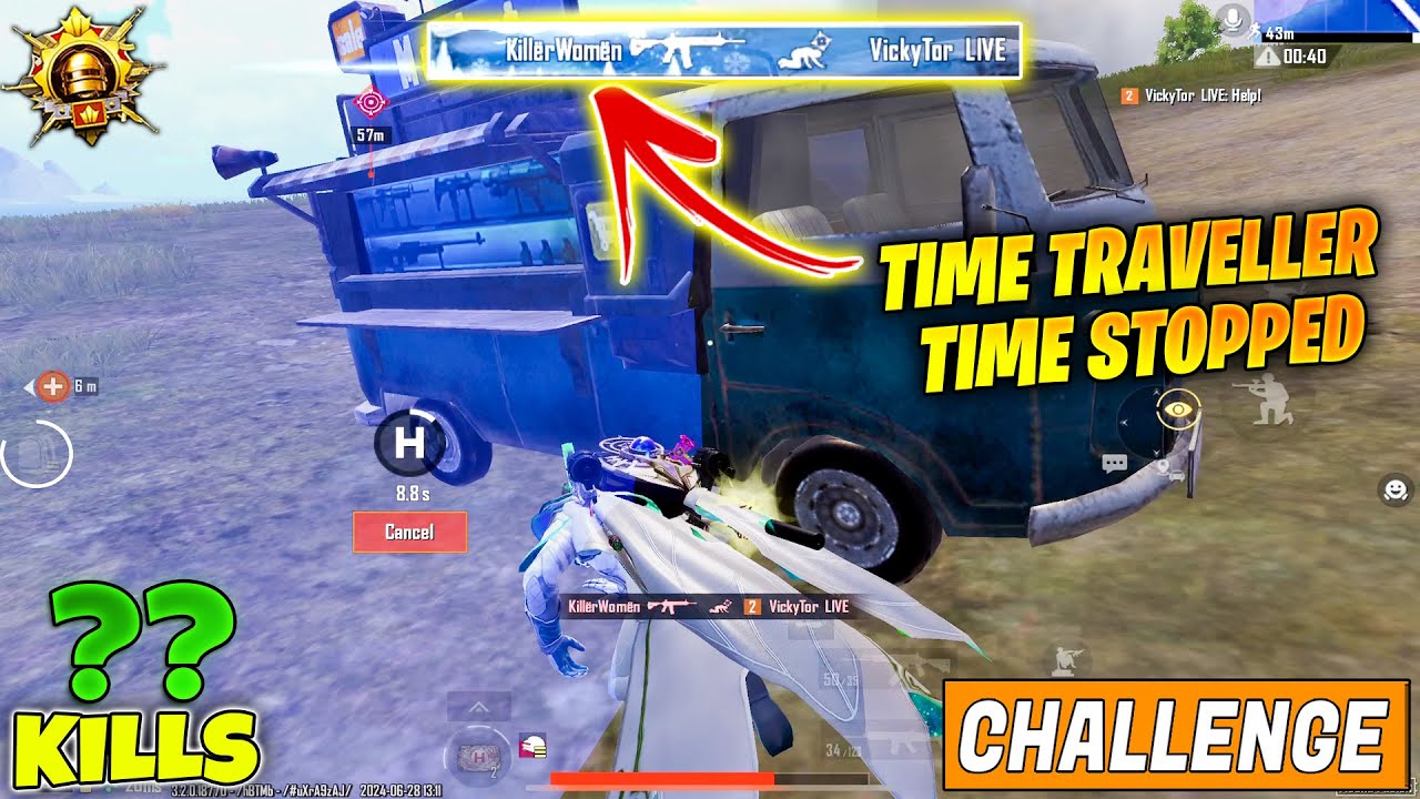 😱 OMG !! ULTIMATE ANGEL SET STOPPED TIME IN THE LAST ZONE & CHALLENGED ME & SILVANUS X-SUIT IN BGMI