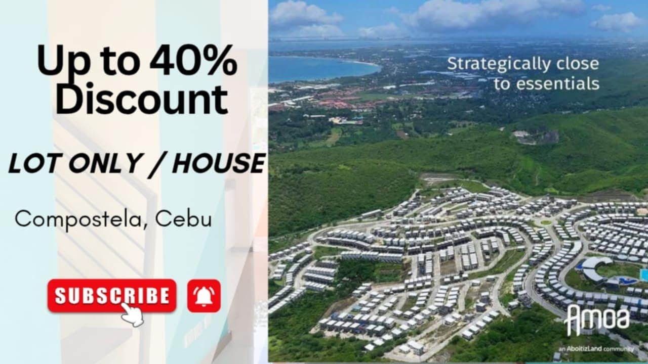 Amoa Compostela Cebu Lots for Sale  Up to 40% Discount  AboitizLand Promo 2025