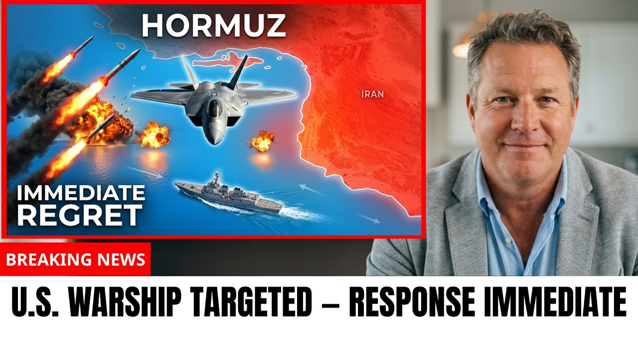 Iran Fired Missiles At A U.S. Warship In Strait Of Hormuz Then U.S. Military RESPONDED