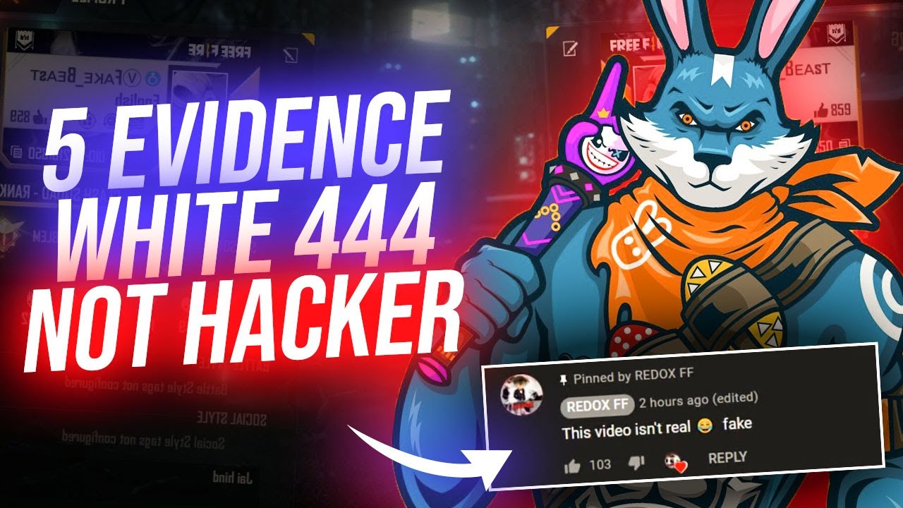 5 Evidence that prove White 444 is not hacker