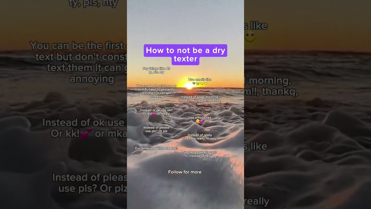 How to not be a dry texter? #howtonotbeadrytexter #dry texter #conversation #shorts