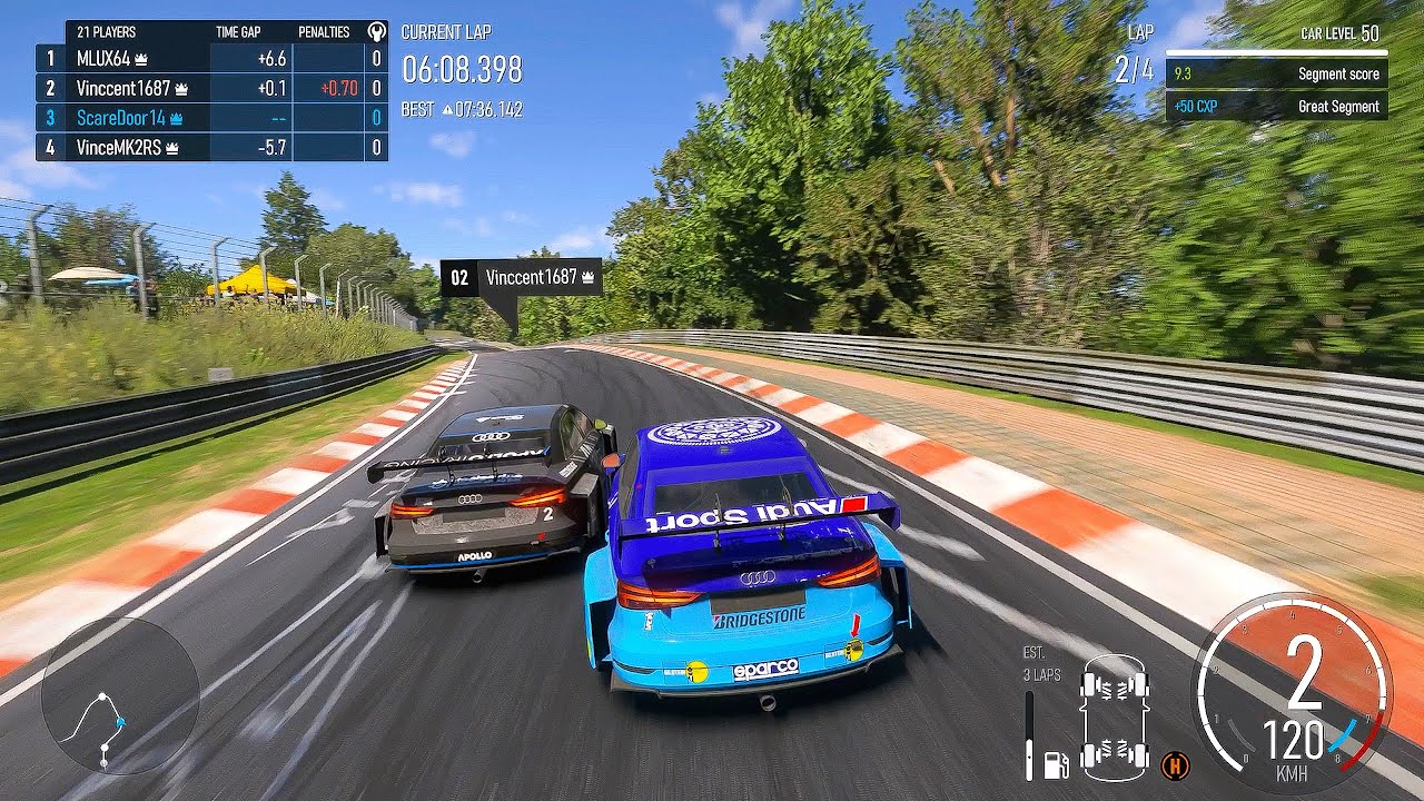 Touring Cars at The Nordschleife Is Awesome Racing Guaranteed (Forza Motorsport)
