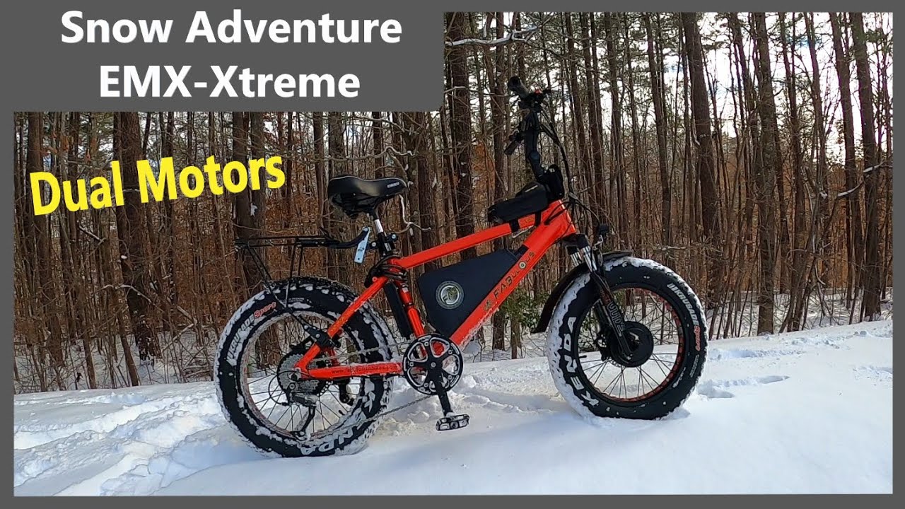 Snow Adventure on EMX-Xtreme ebike