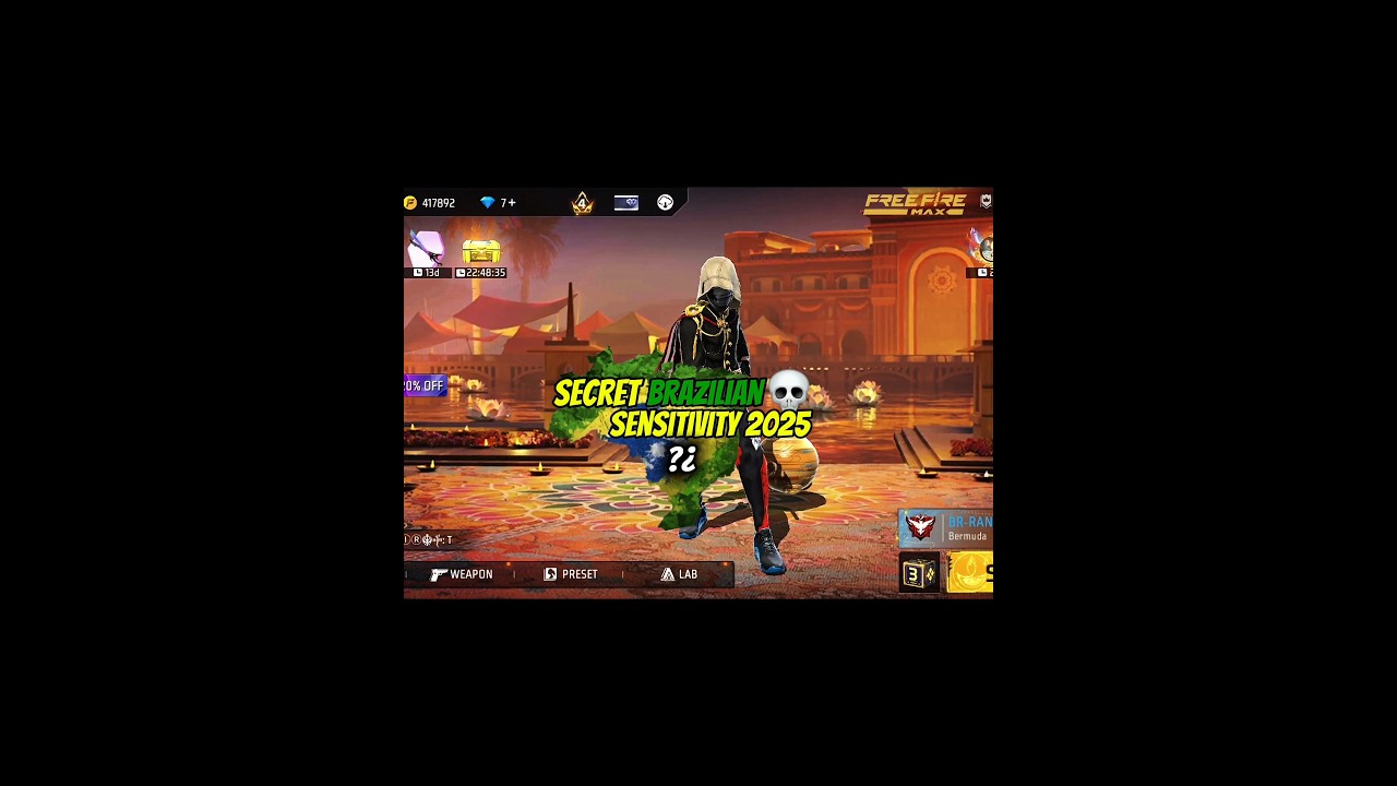 Secret Brazilian 🇧🇷 Sensitivity 2025 ? 😱🔥 #shorts #freefire #brazilian #shortsfeed #viralshorts
