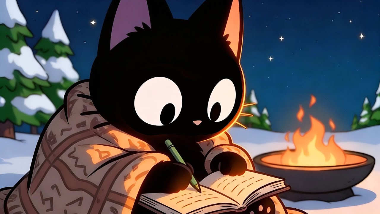 Talk less... do more. / Lo-fi for study, work ( with Campfire sounds)