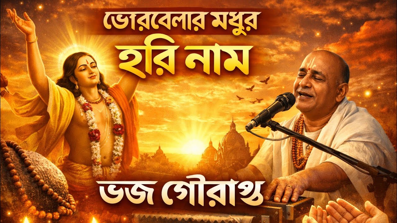 ভোরবেলার মধুর হরি নাম | ভজ গৌরাঙ্গ | খোলের তালে ভক্তিময় কীর্তন