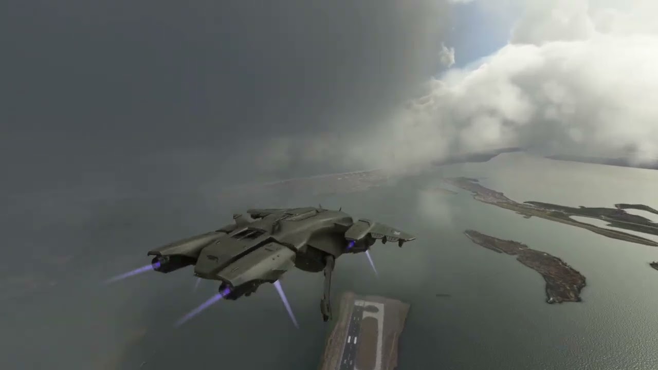 Microsoft Simulator - Halo Pelican GAMEPLAY