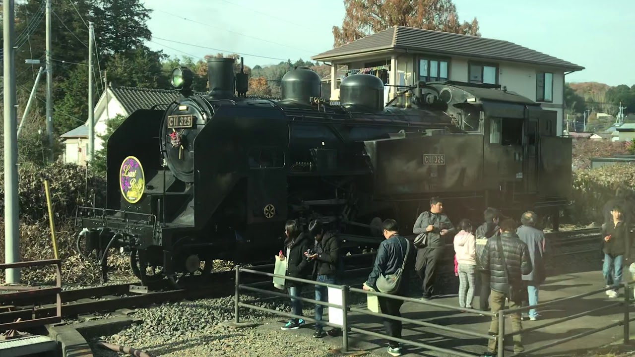 【ラストラン!!】 茂木駅で休む真岡鐵道C11-325号機