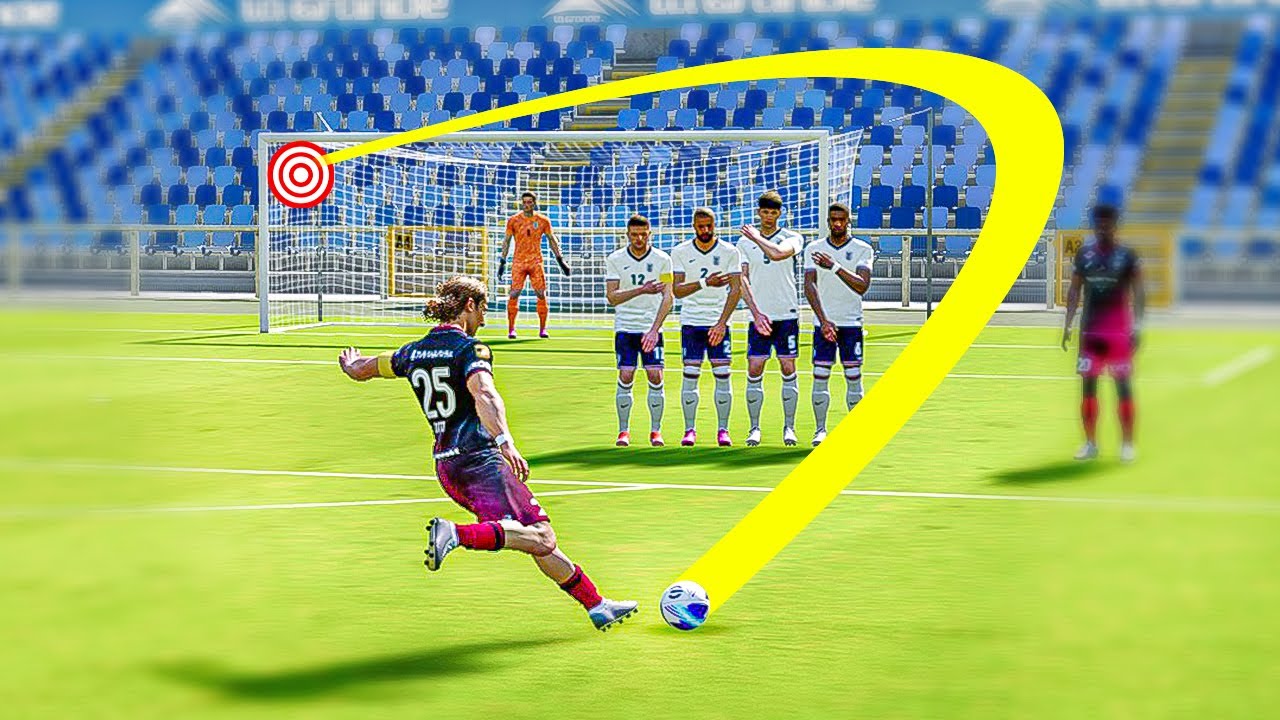 إحتراف تسديد الركلات الحرة بيس 2024  | Professional free kick taker PES 2024