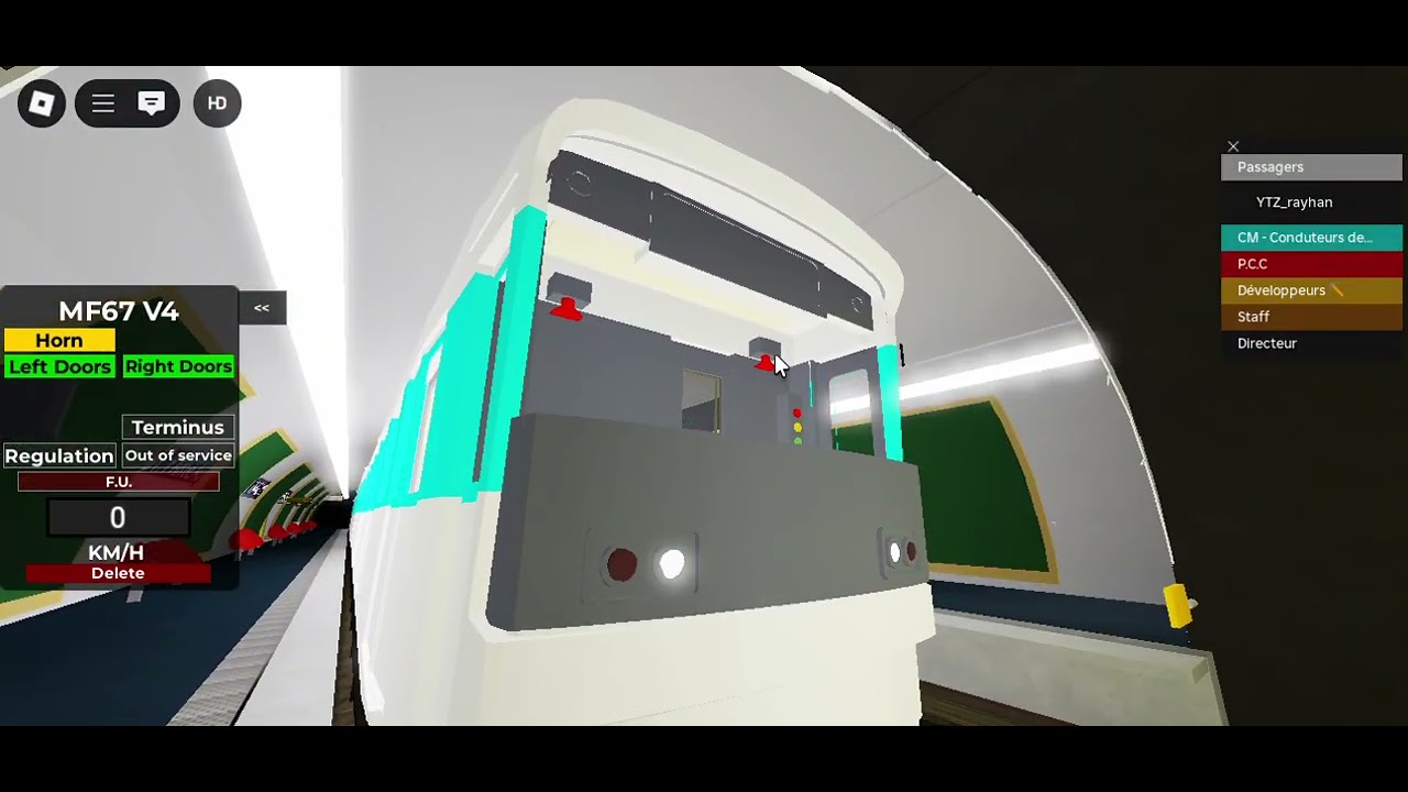 conduite metro 3bis par chronorails