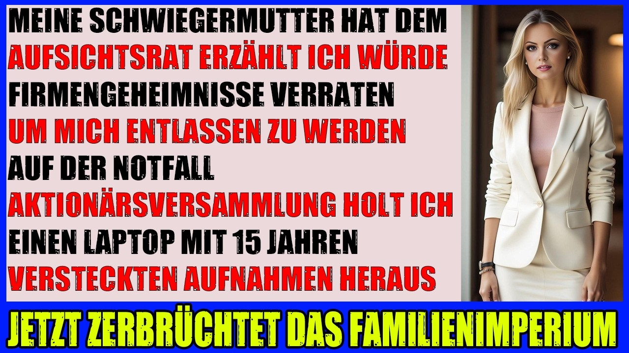 Meine Schwiegermutter ließ mich feuern  bis ihre Firma einen CEO brauchte