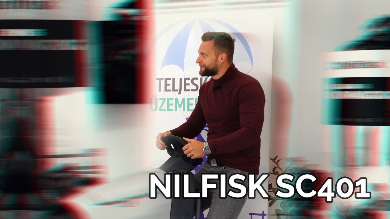 Csak hogy tiszta legyen! Nilfisk SC401 ipari takarítógép teszt!
