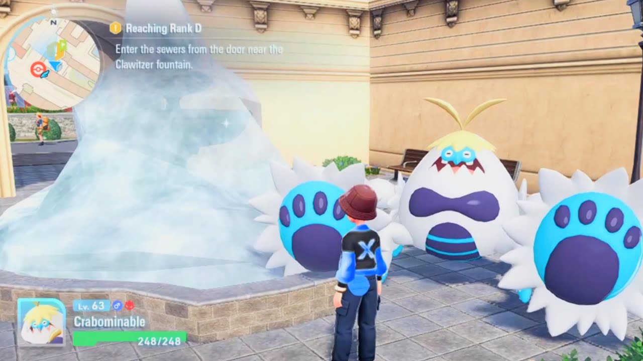 What if use Crabominable work again freeze Fountain? - Pokémon Legends Z-A