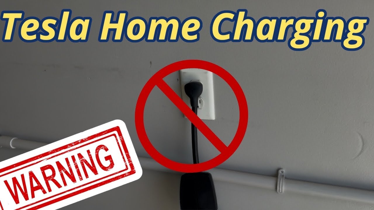 Tesla Home Charging Options & A Warning Against 120v Regular Outlet Charging W/ Mobile Connector