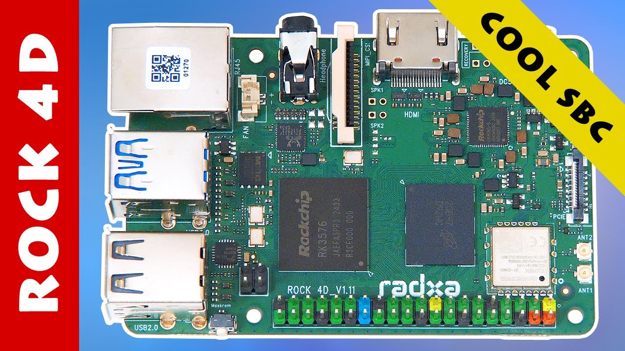 Rock 4D: Excellent Arm SBC with PCIe connector