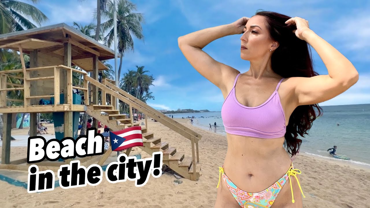Escambrón Beach in San Juan- A beach in the city's capitol of Puerto Rico